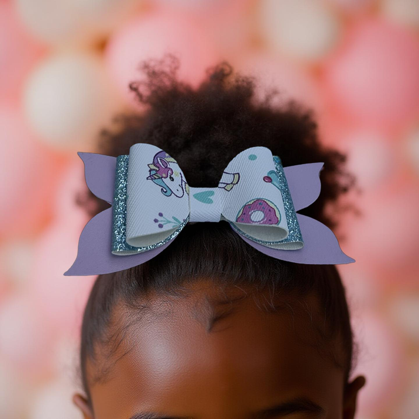 Sweet Sparkle Unicorn Hairbow