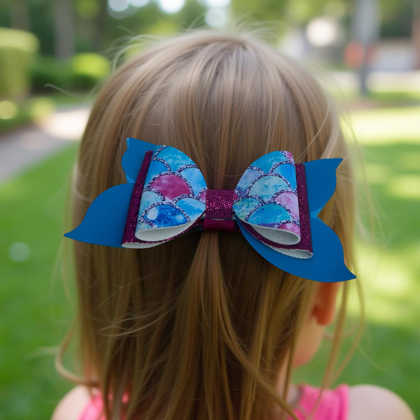 Sea Side Sparkles Hairbow