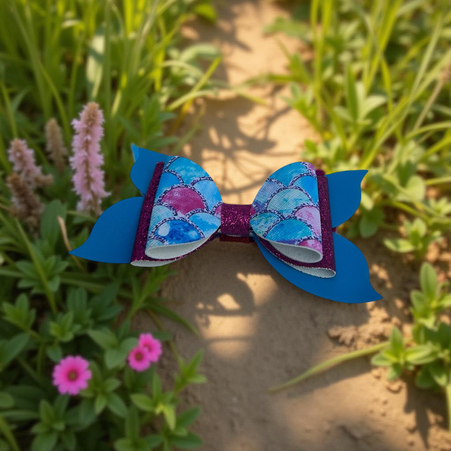 Sea Side Sparkles Hairbow