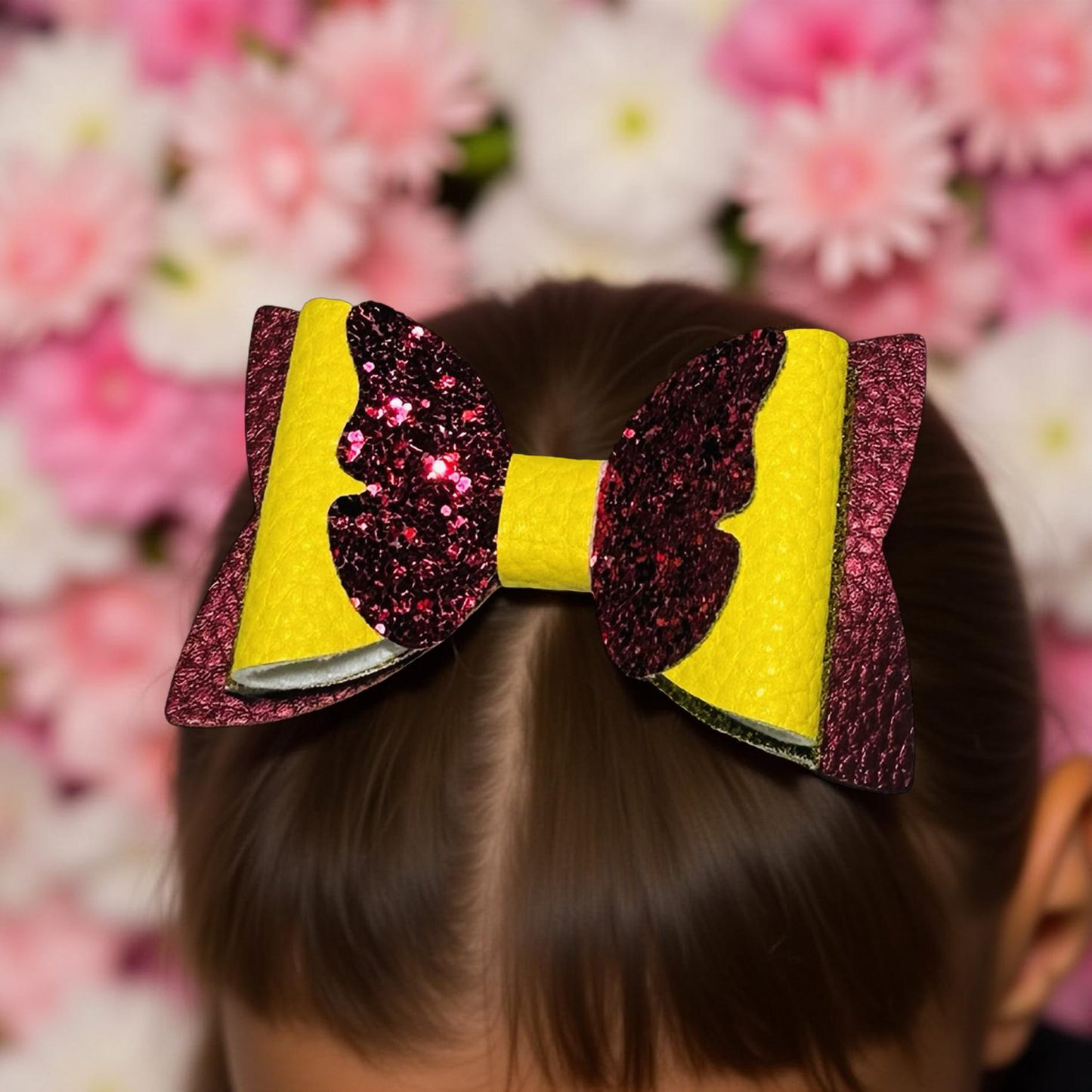 Ruby Sparkles Hairbow