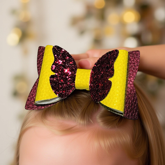 Ruby Sparkles Hairbow