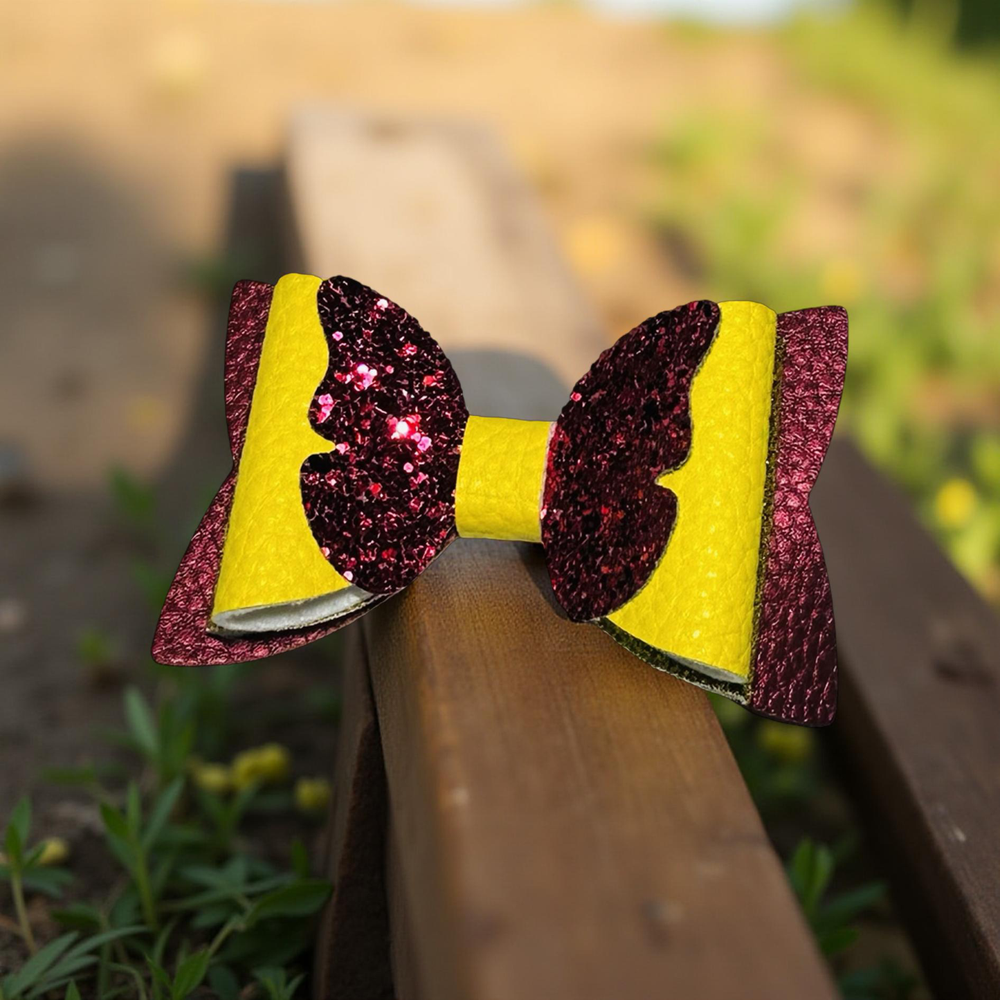 Ruby Sparkles Hairbow