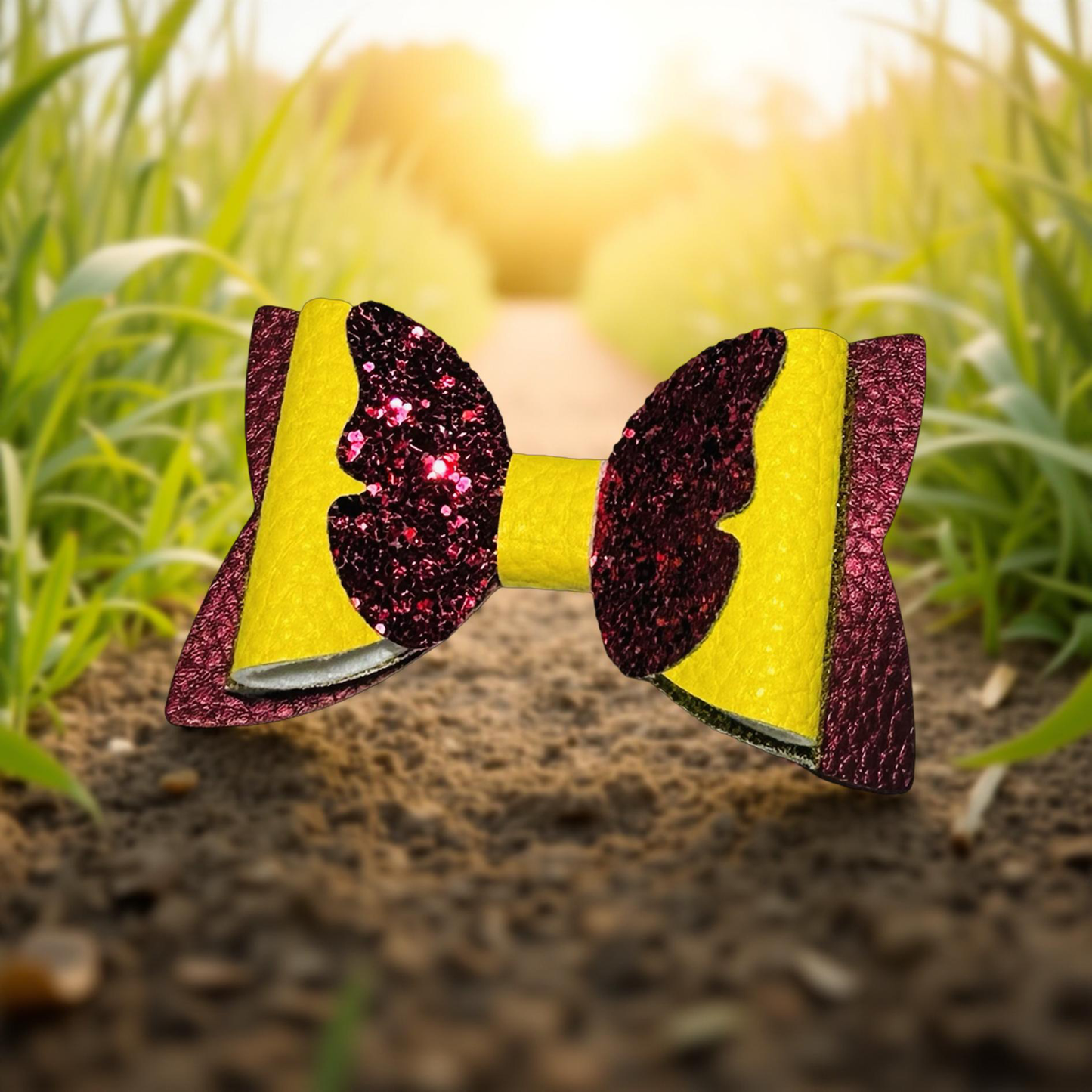 Ruby Sparkles Hairbow