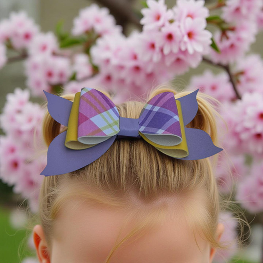 Soft Plaid Hairbow