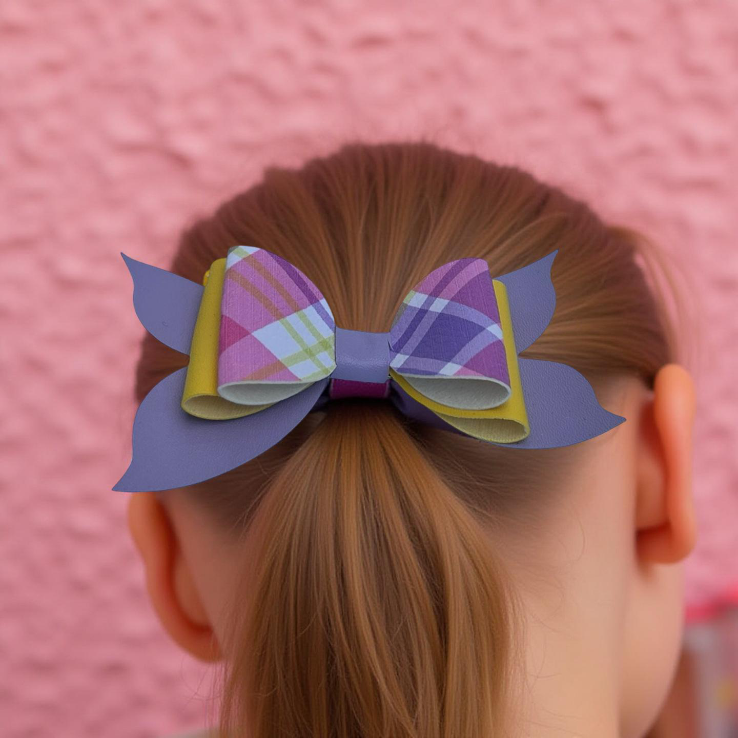 Soft Plaid Hairbow