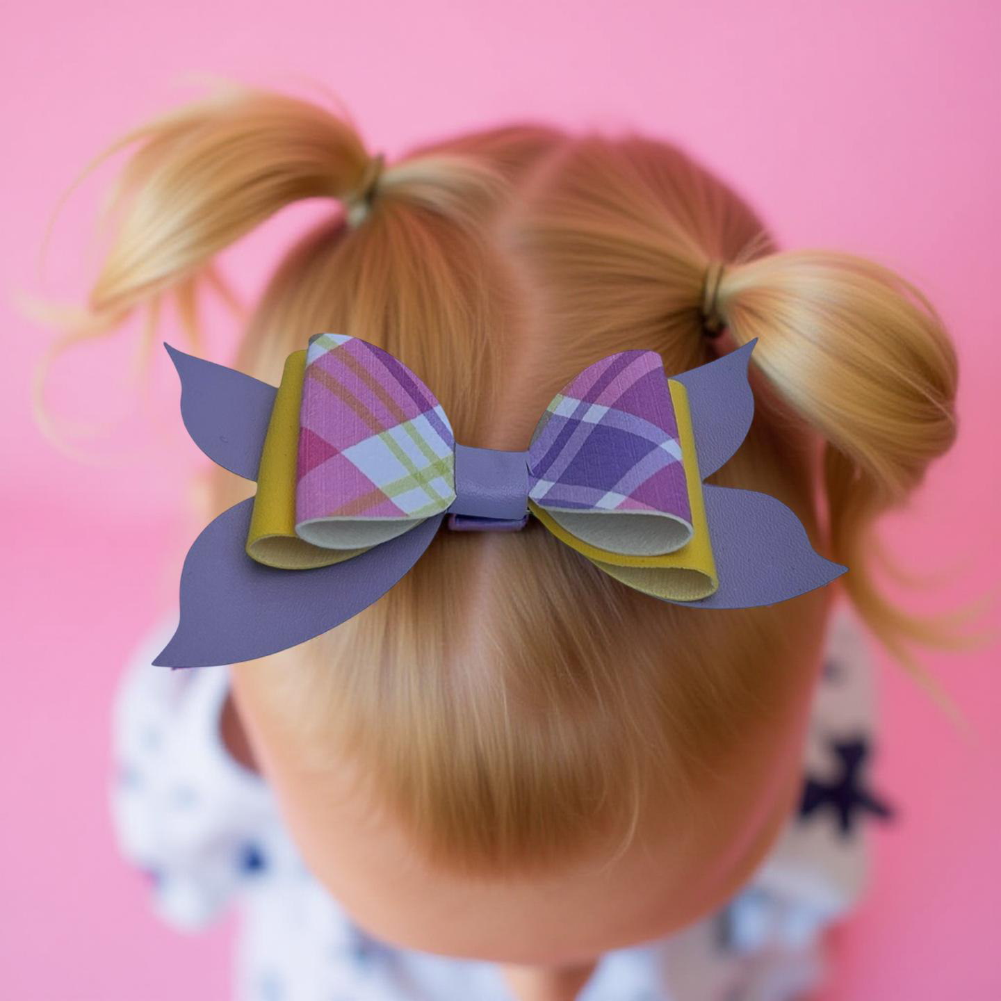 Soft Plaid Hairbow
