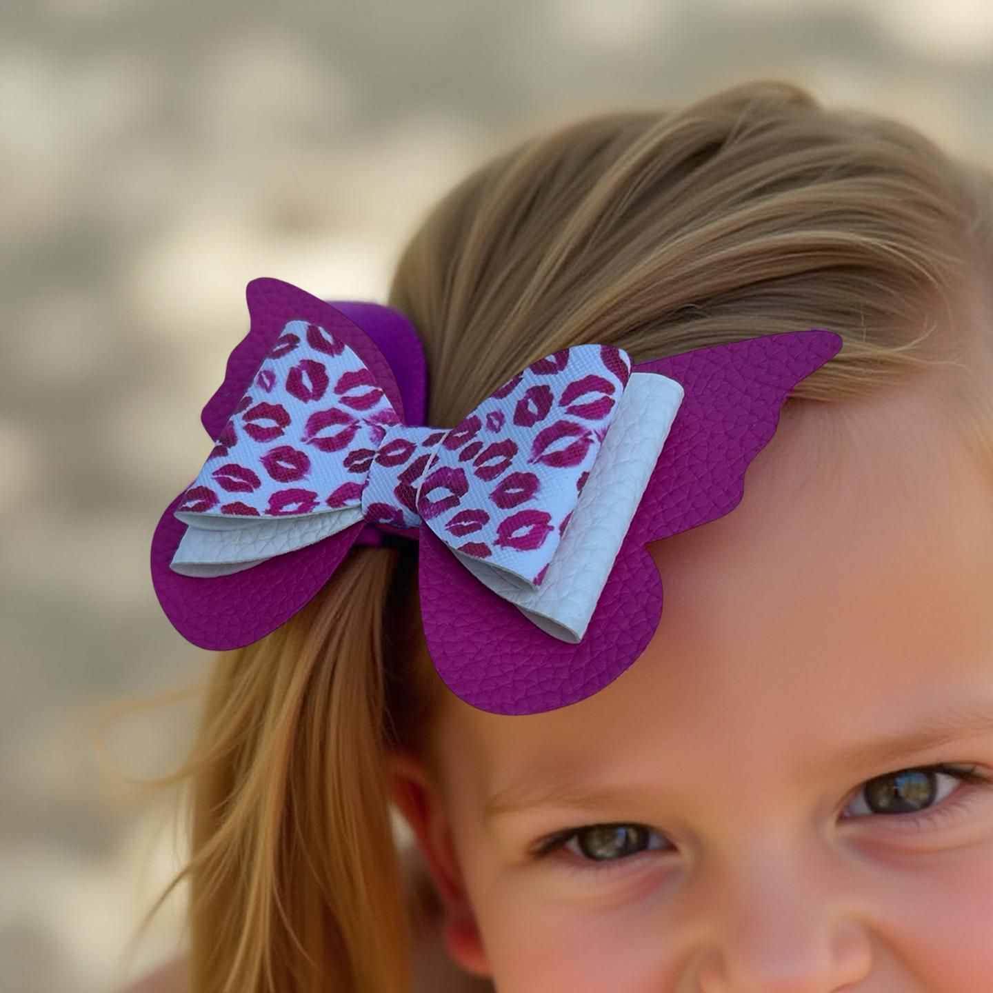 Kisses & Wings Hairbow