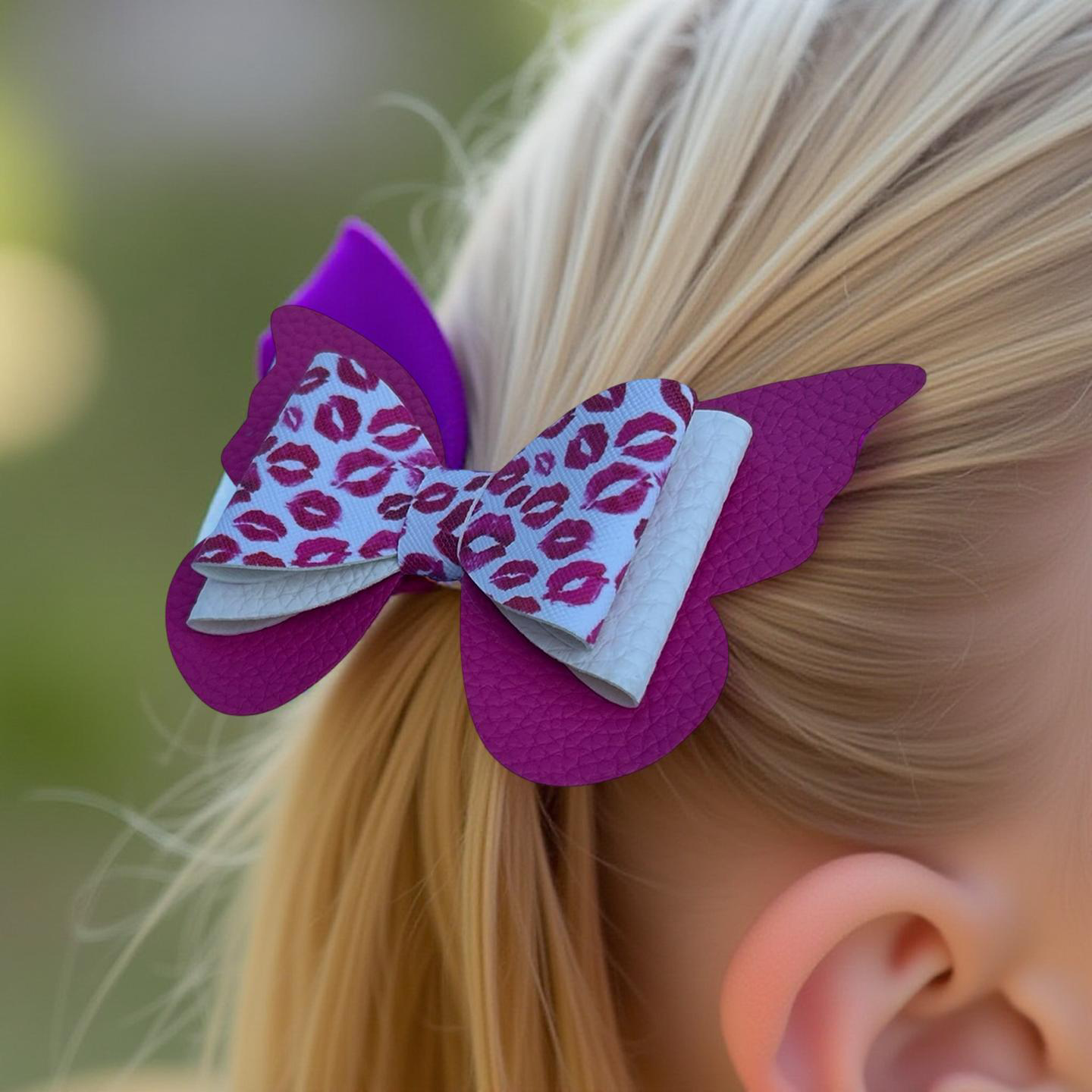 Kisses & Wings Hairbow