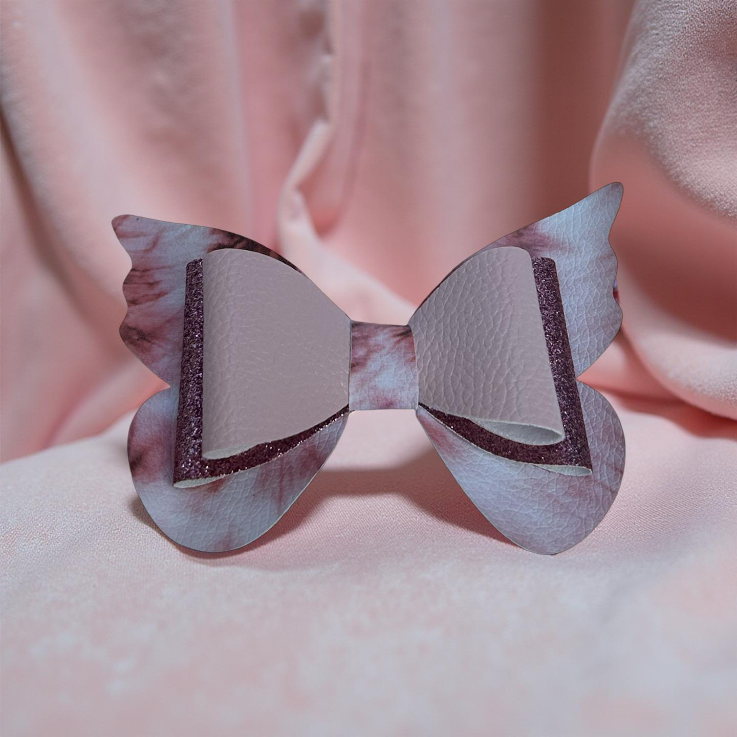 Rosy Wing Hairbow