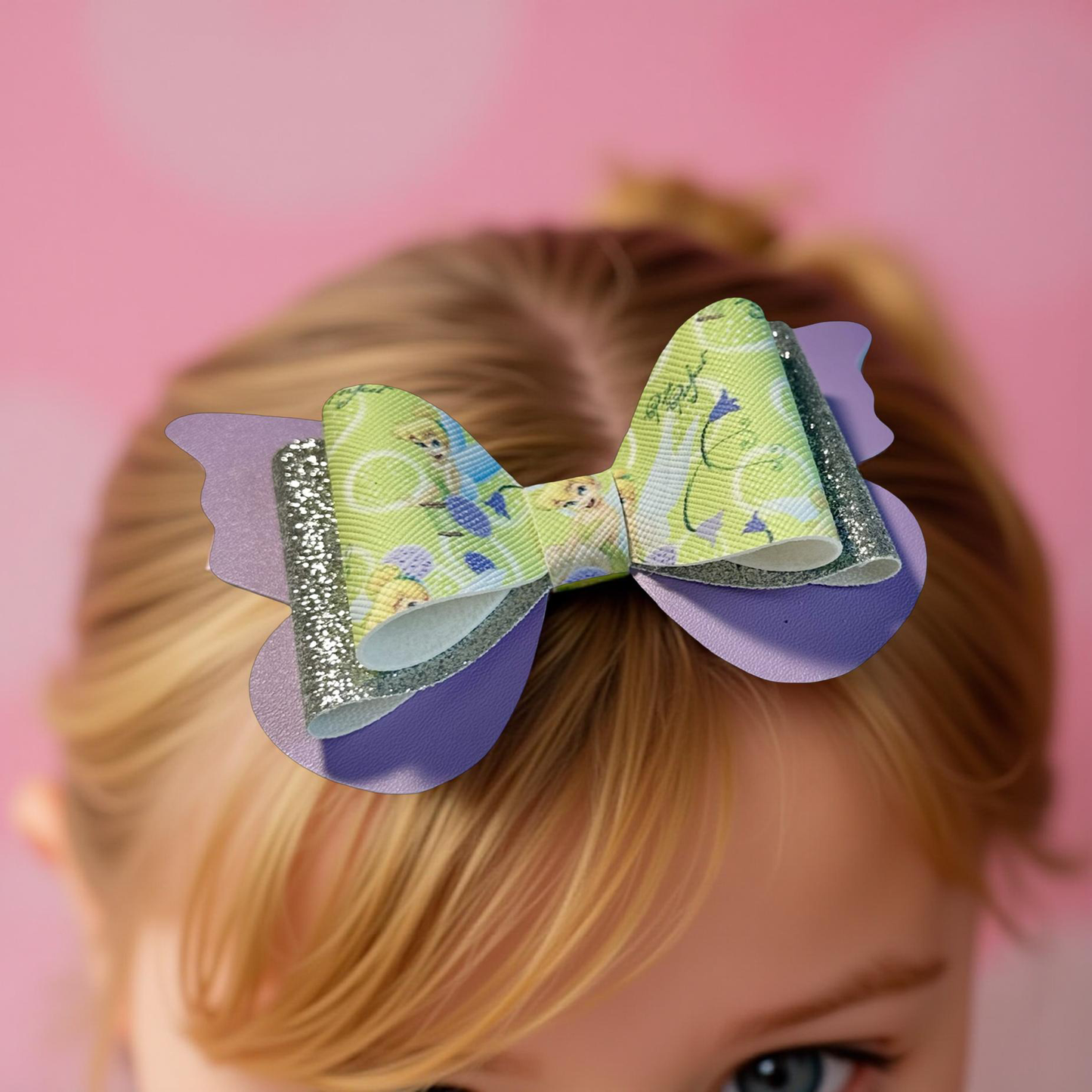 🧚‍♀️ Tinkerbell’s Enchanted Butterfly Hairbow