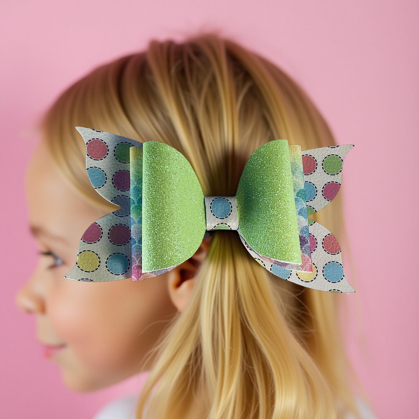 Confetti Crush Biggie Bow