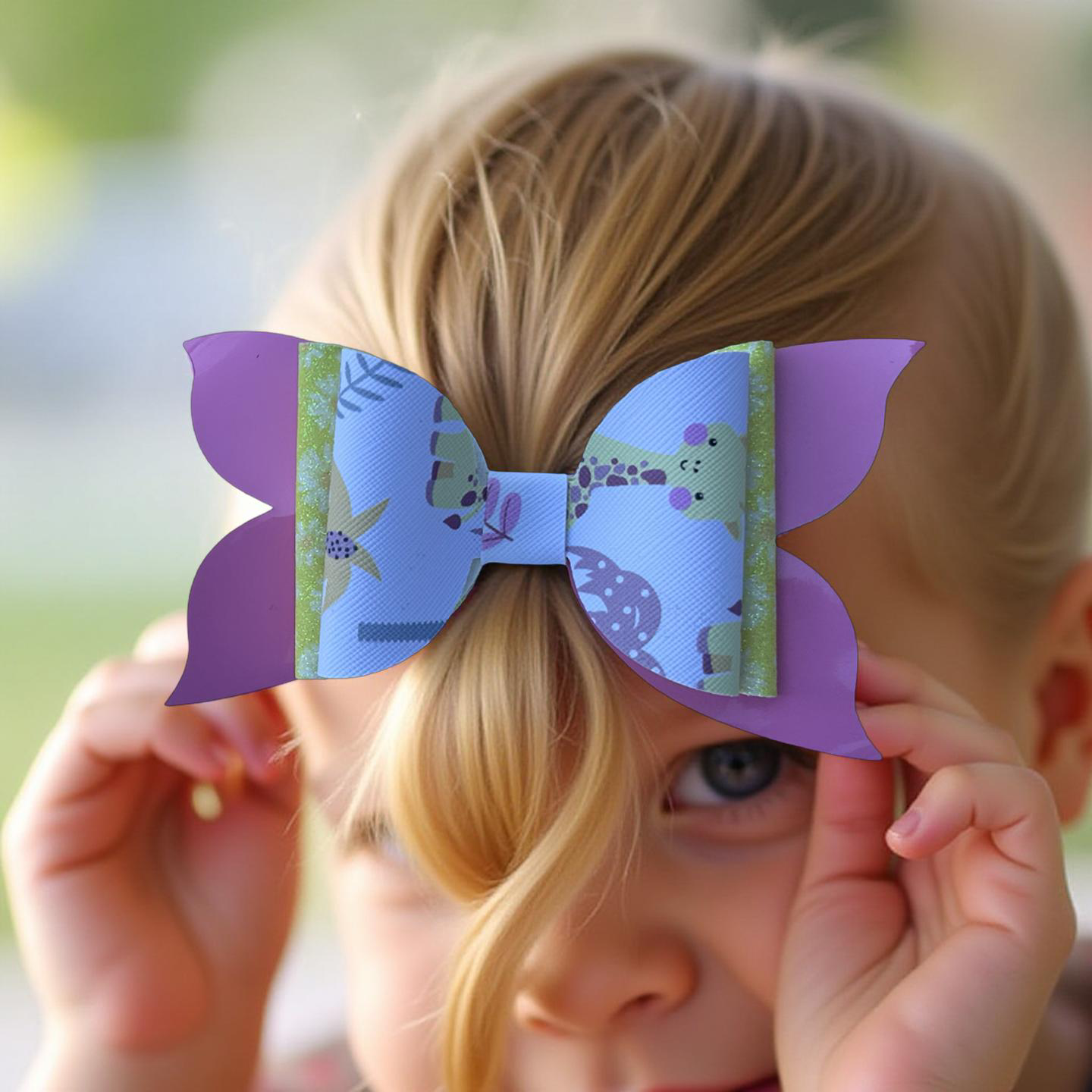 Giraffe Giggles Biggie Bow