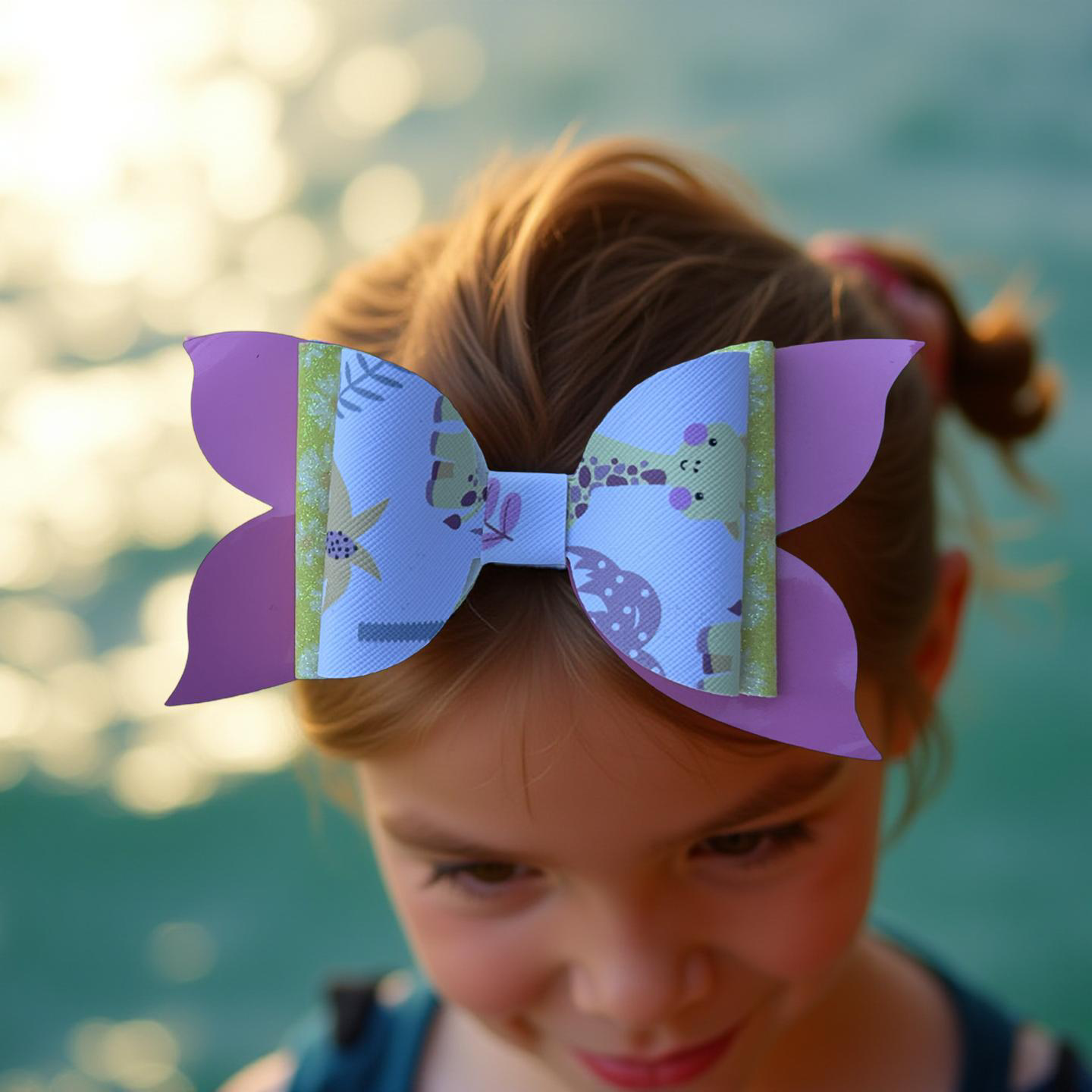 Giraffe Giggles Biggie Bow
