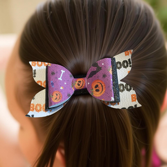 Spooktacular Sparkle Hairbow