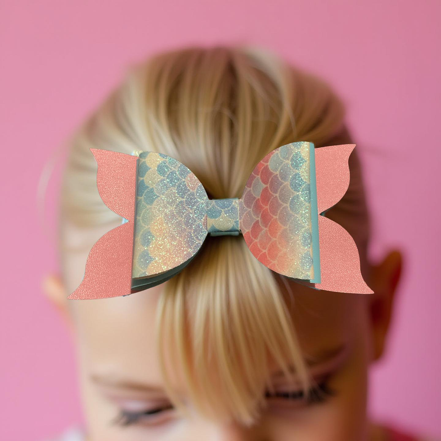 Mermaid Munch Biggie Bow