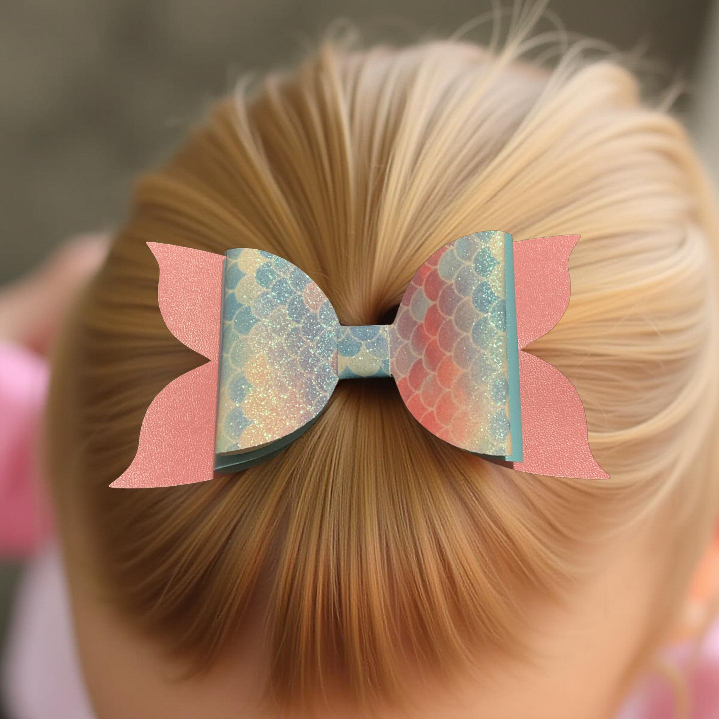 Mermaid Munch Biggie Bow