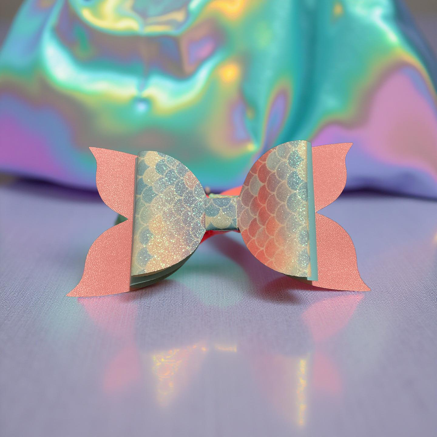 Mermaid Munch Biggie Bow