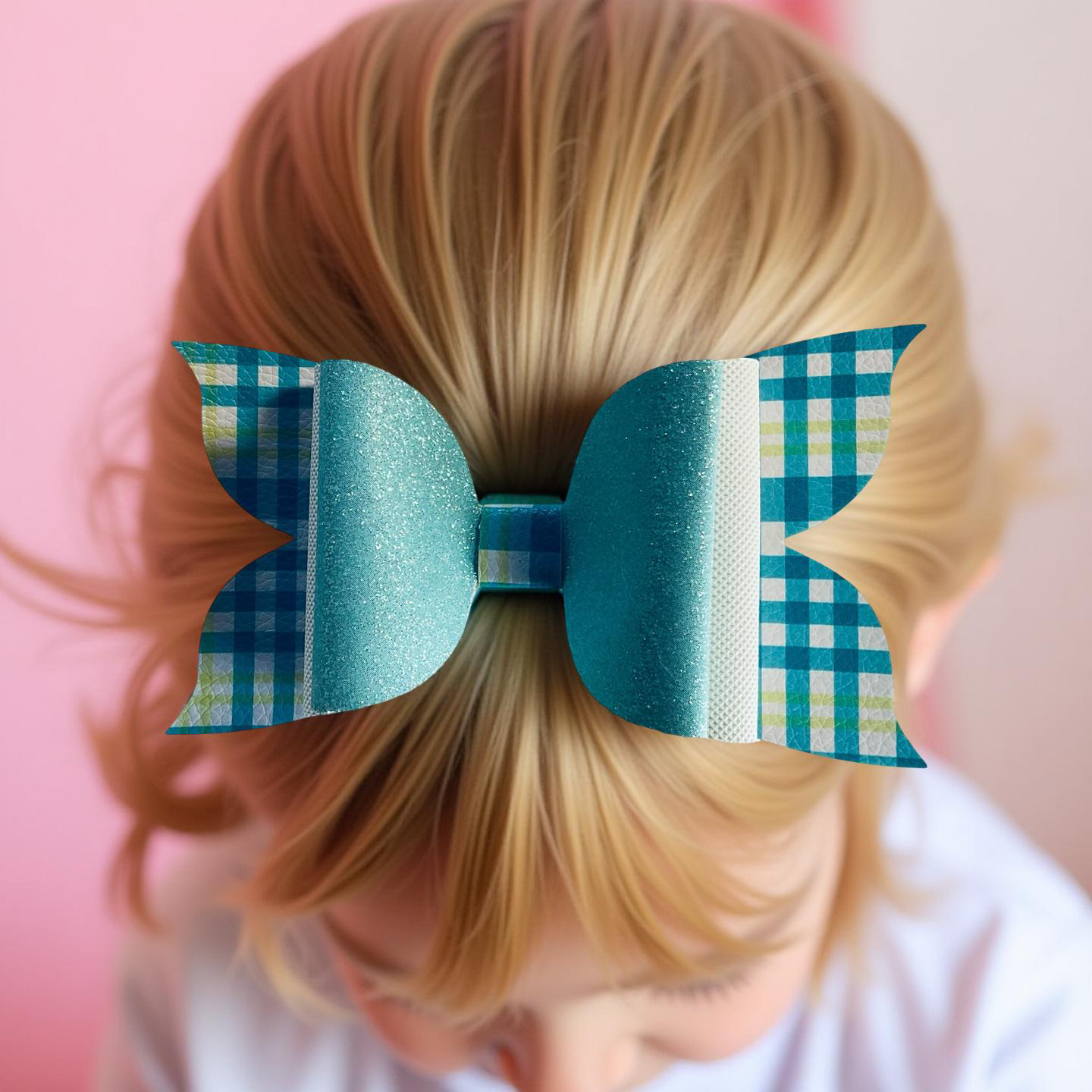 Plaid Pop Biggie Bow