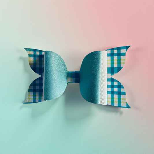 Plaid Pop Biggie Bow