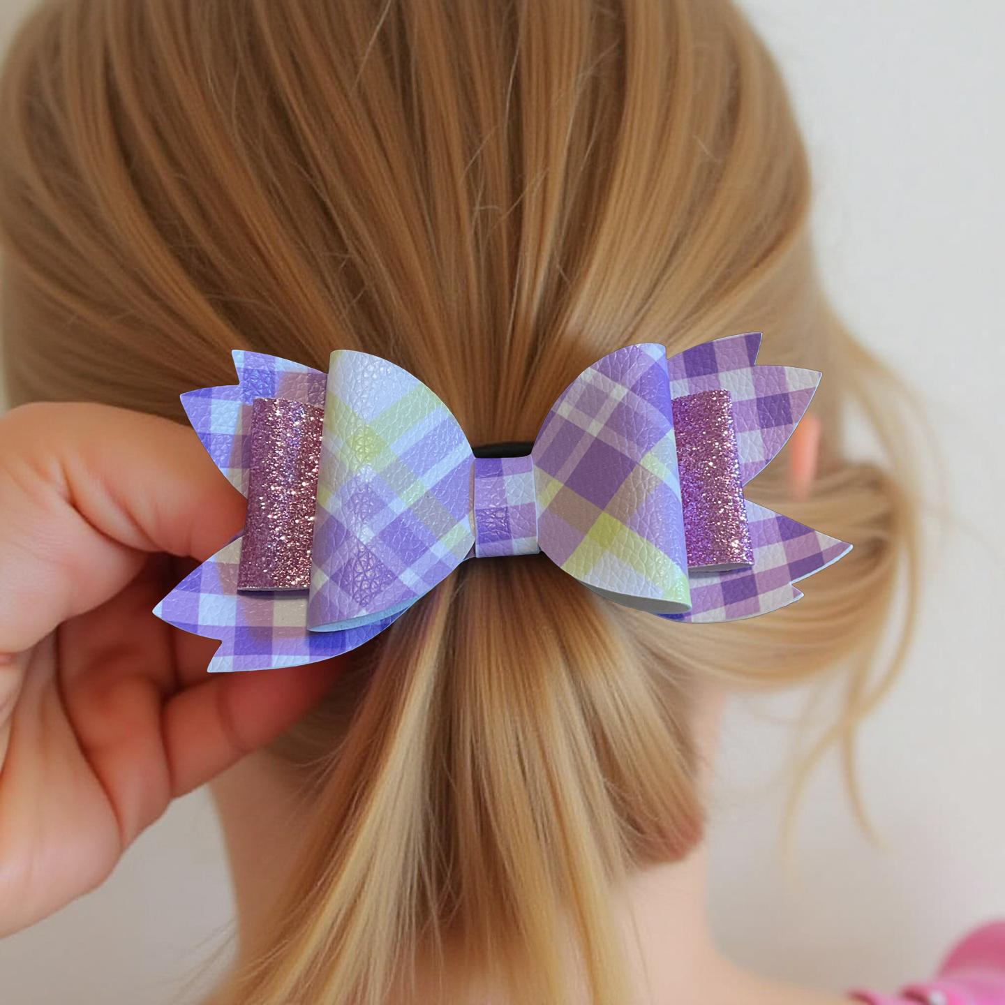 ✨Plaid Pop Princess Bow✨
