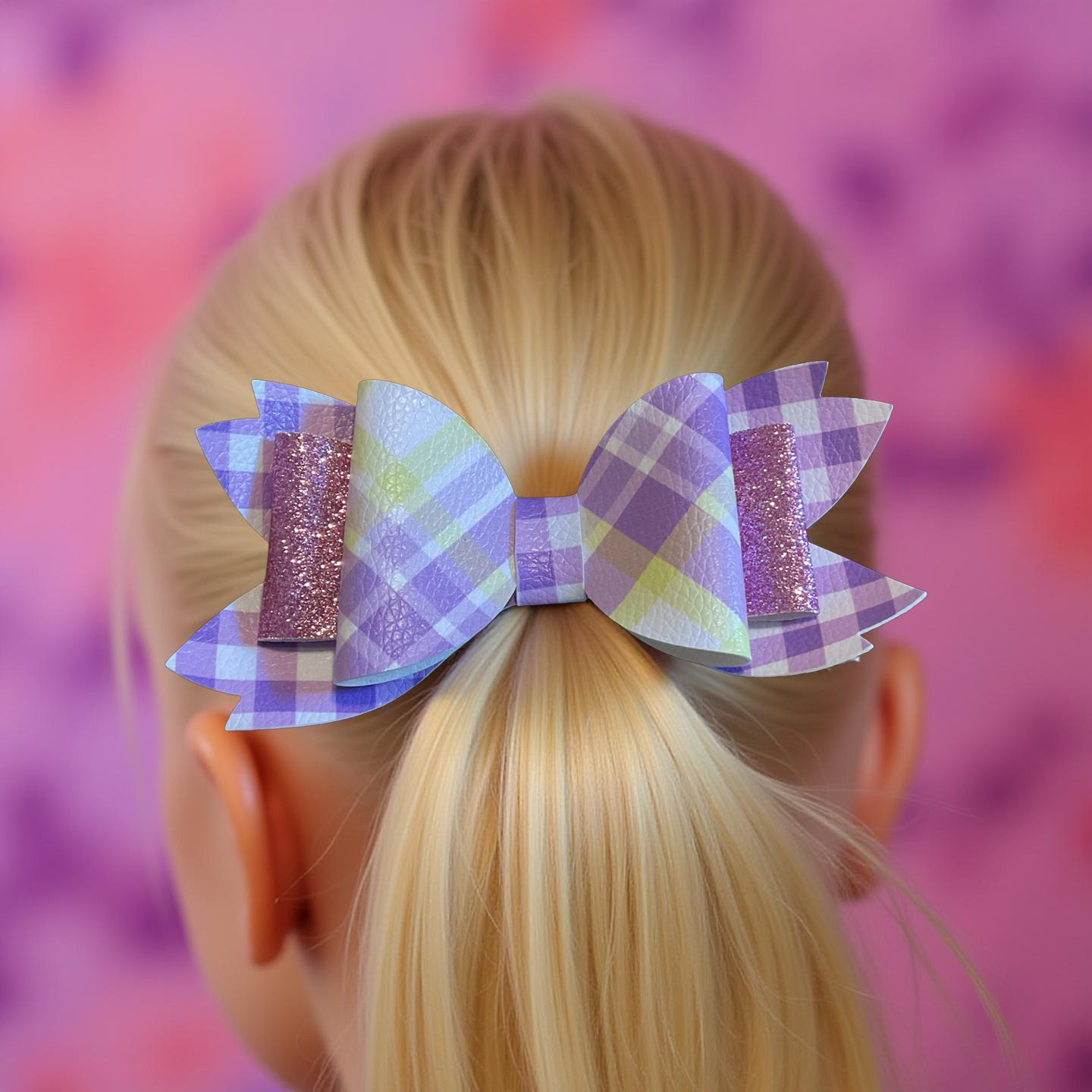 ✨Plaid Pop Princess Bow✨