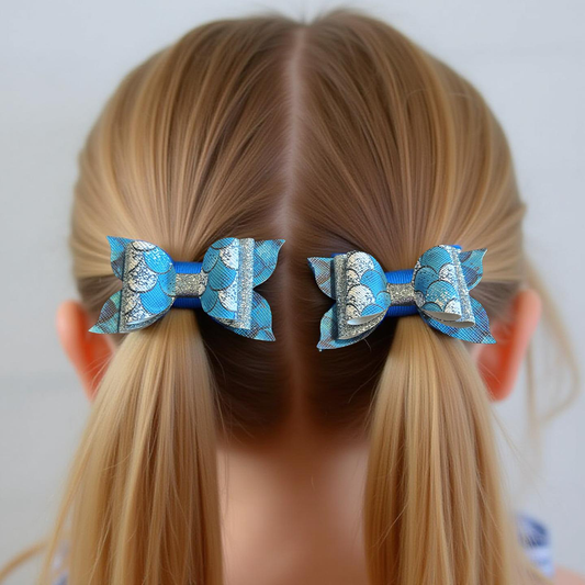 Mermaid Magic Bite- Size Bows