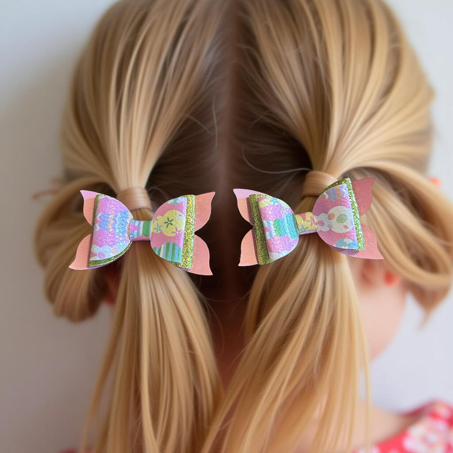 Easter Egg Hunt Bite- Size Bows