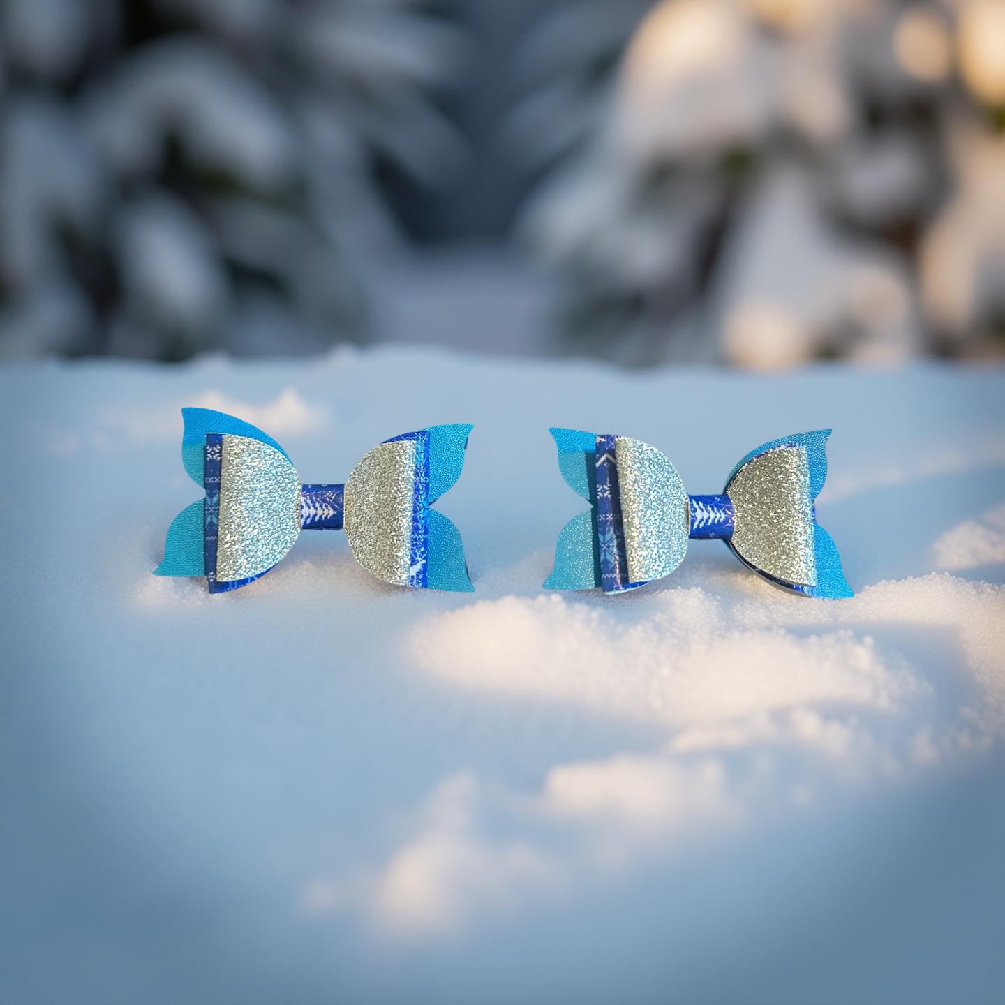 Frost Byte Bite -Size Bows