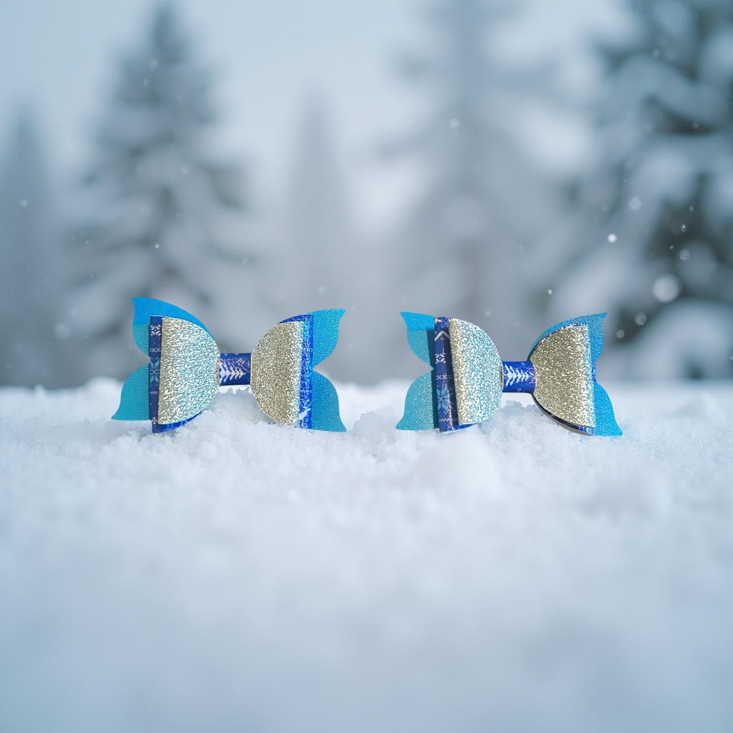 Frost Byte Bite -Size Bows