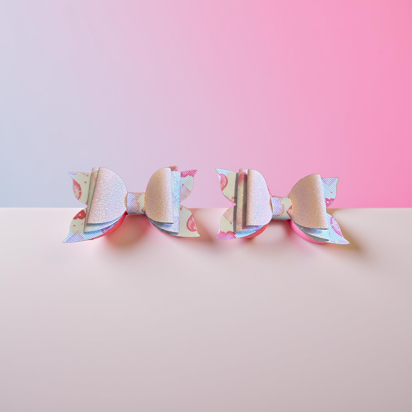 Pink Wink Bite- Size Bows