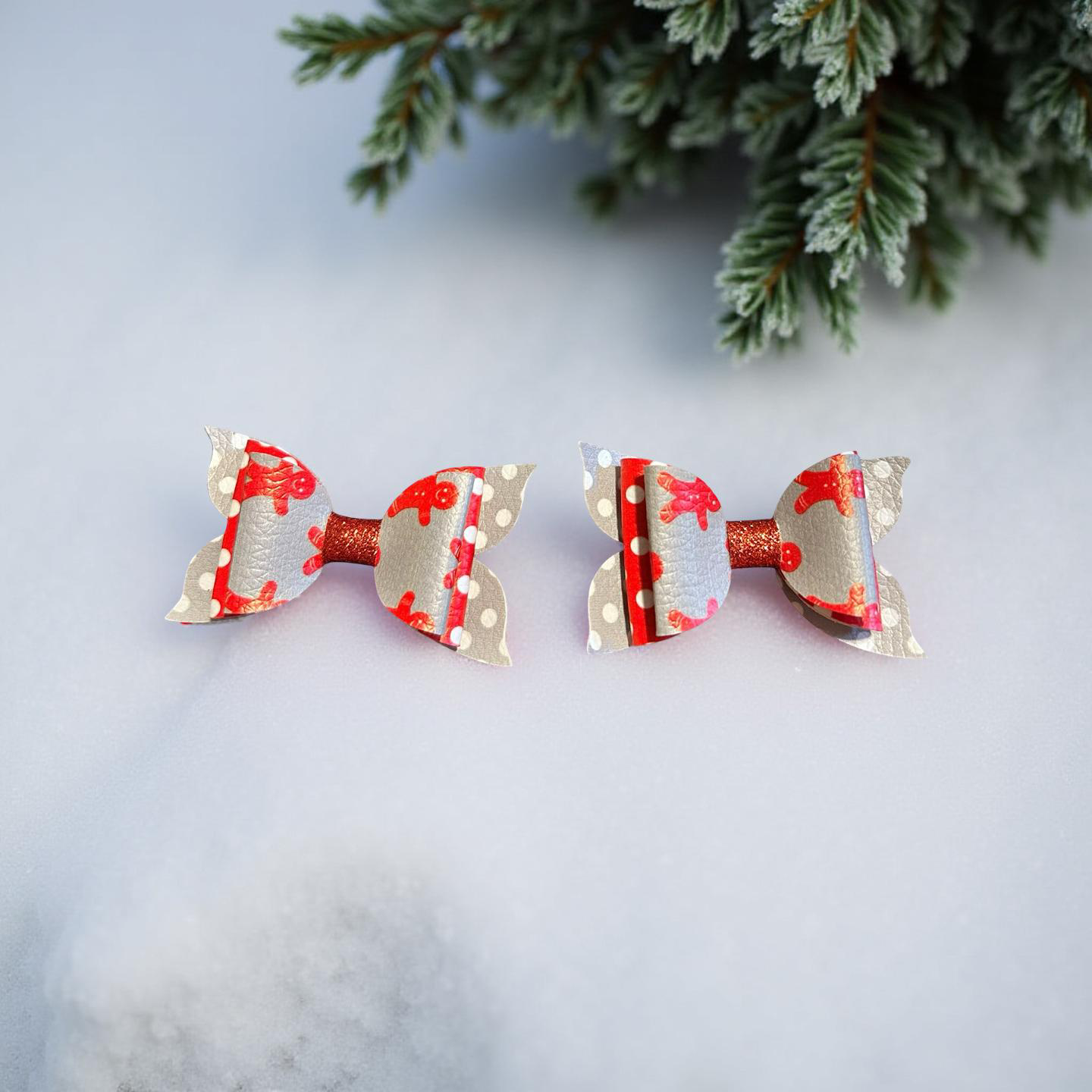 Gingerbread Giggles Bite- Size Bows