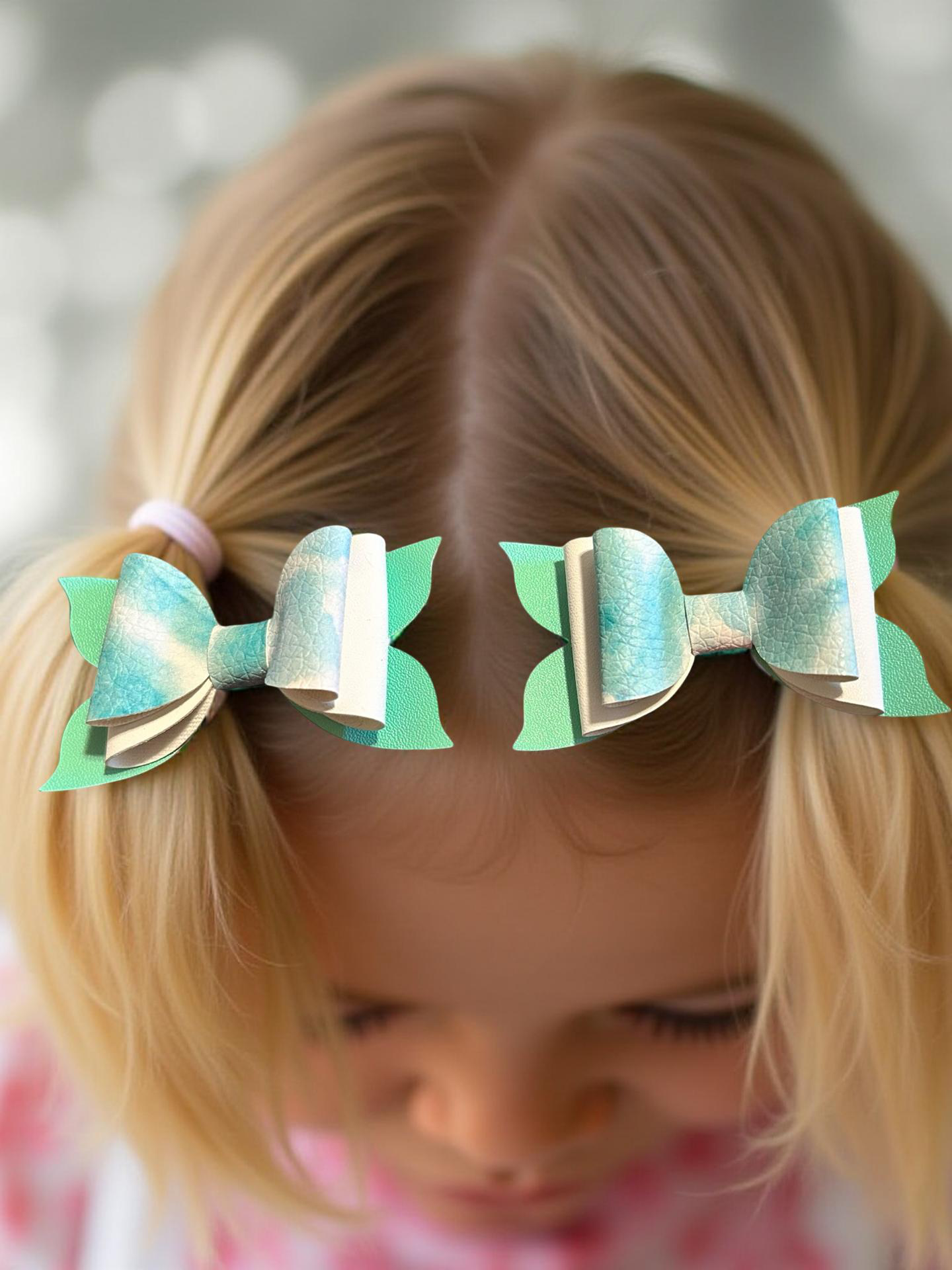 Meadow Moss Bite- Size Bows