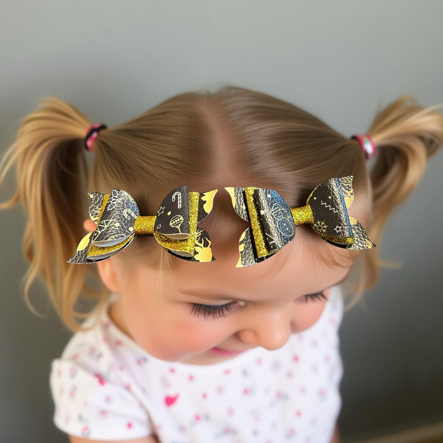 Midnight Mistletoe Bite-Size Bows