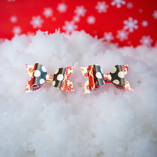 Polka Dot Snowflakes