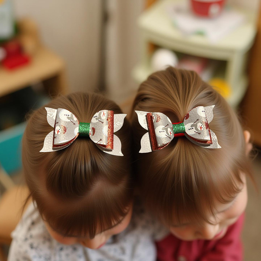 Frosty Flurries Bite- Size Bows