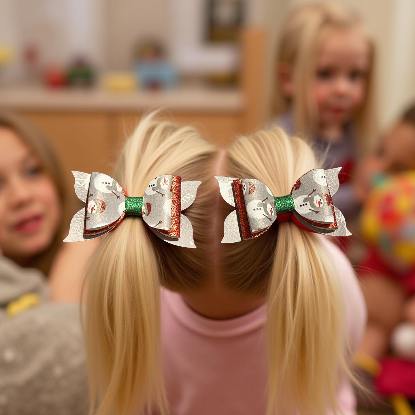 Frosty Flurries Bite- Size Bows