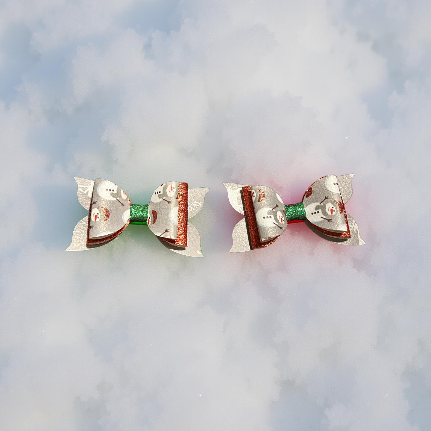 Frosty Flurries Bite- Size Bows