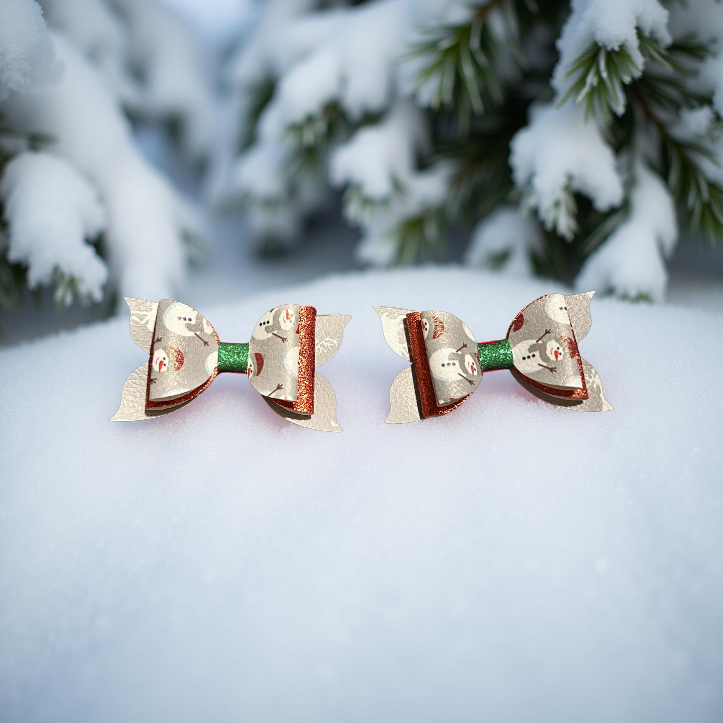 Frosty Flurries Bite- Size Bows