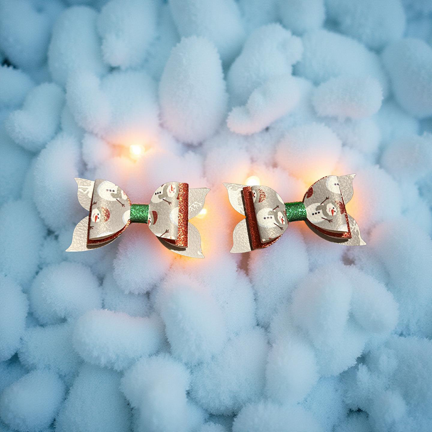 Frosty Flurries Bite- Size Bows
