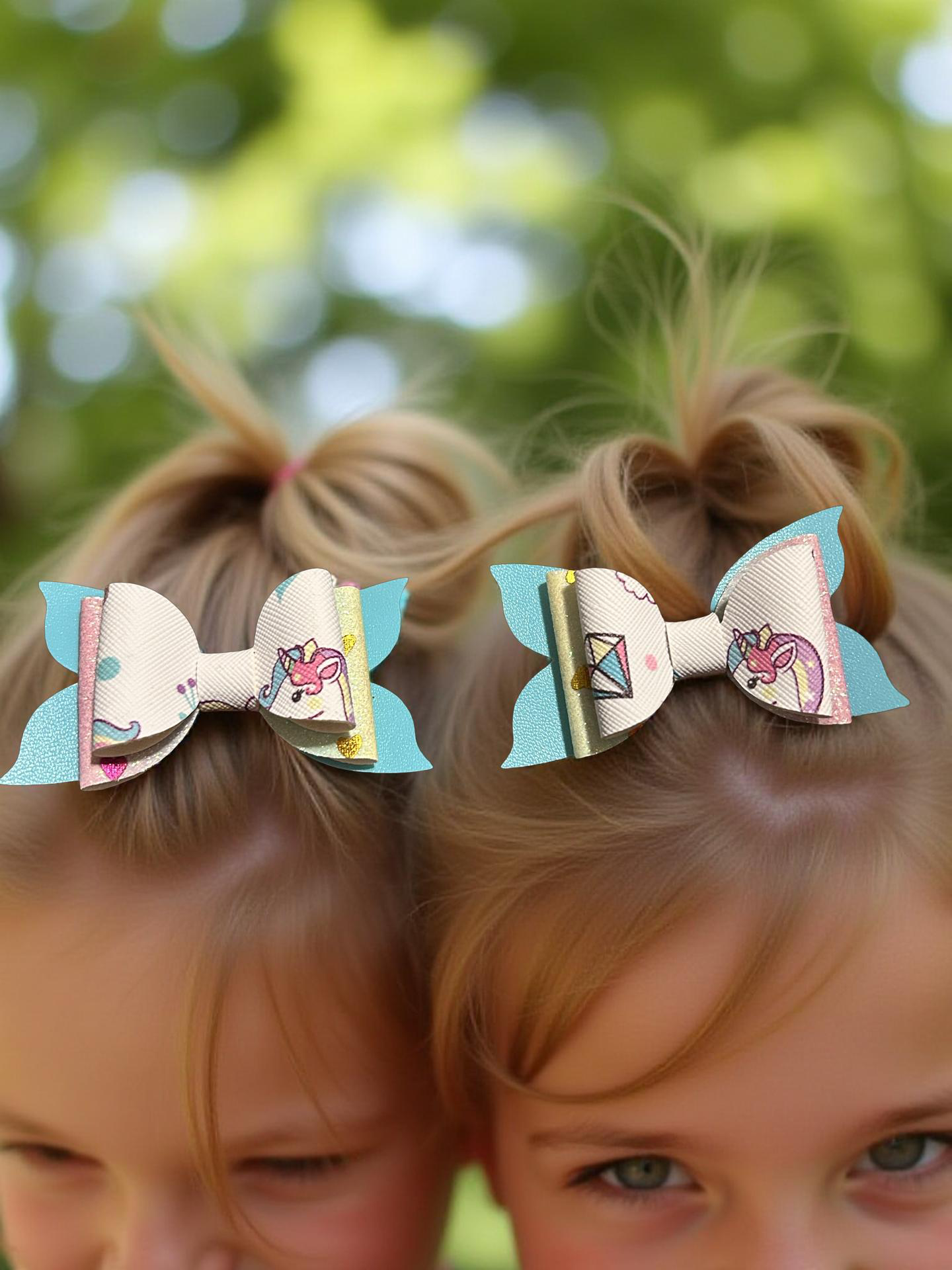 Unicorn Post Bite- Size Bows