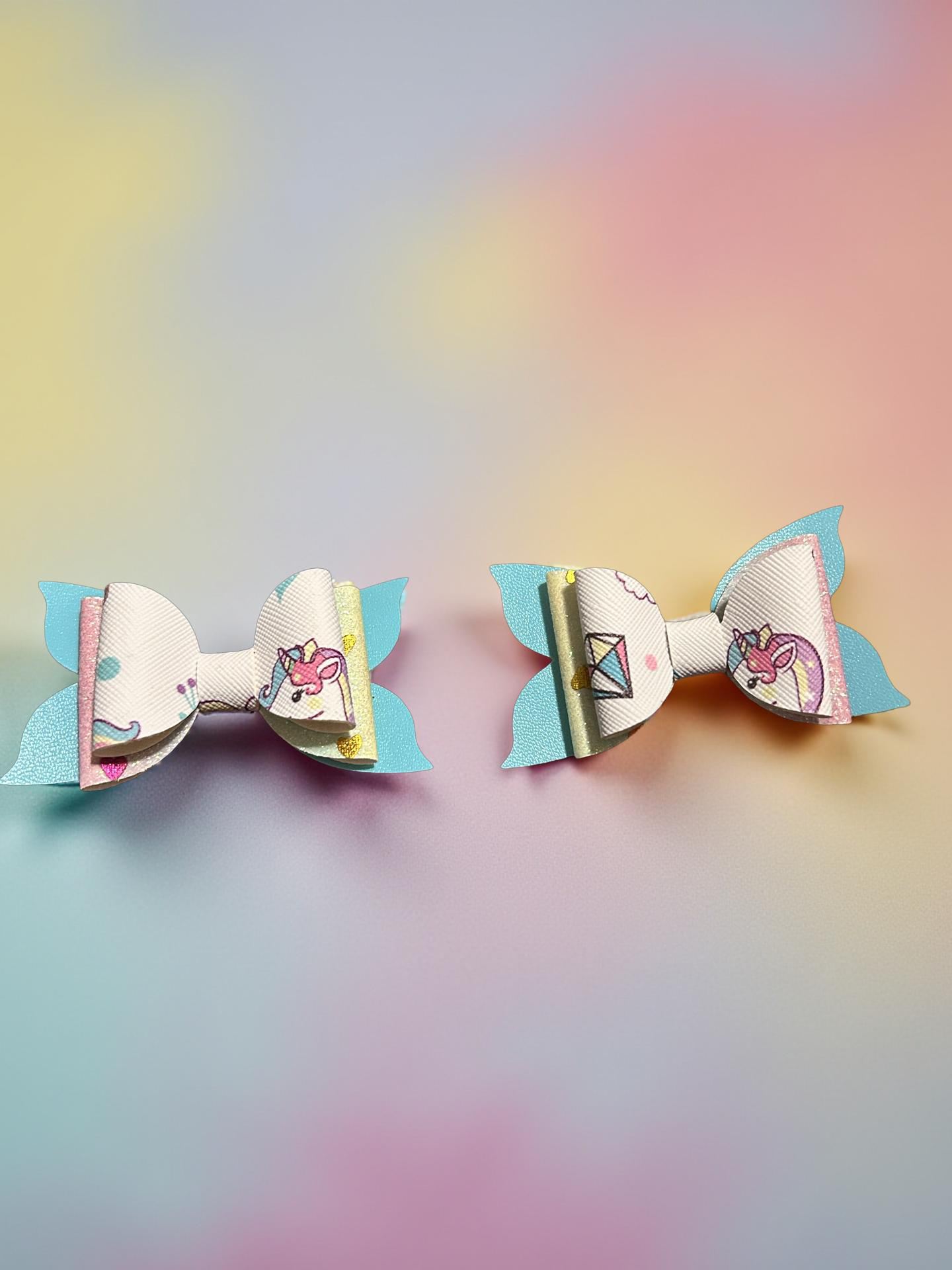 Unicorn Post Bite- Size Bows