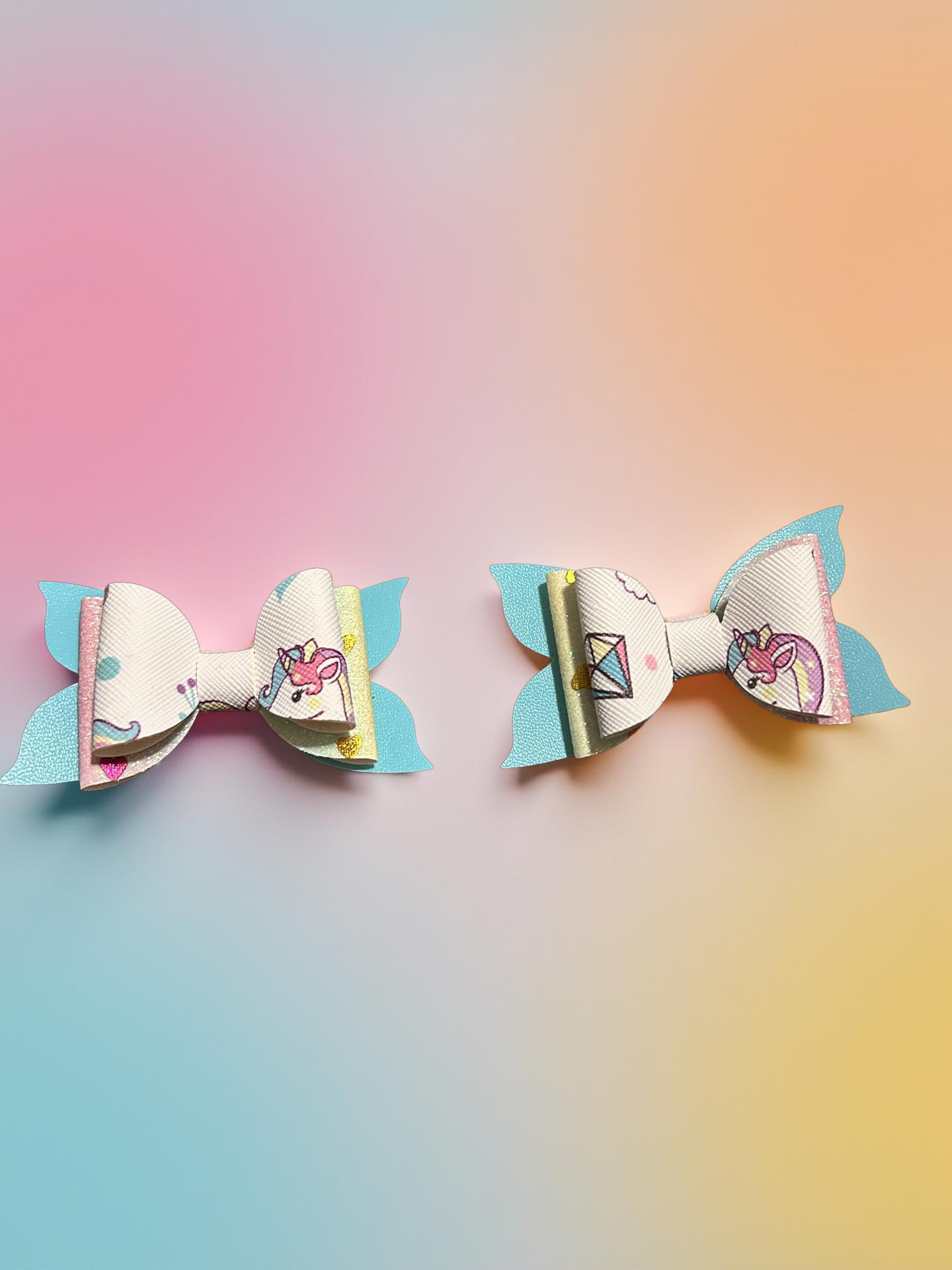 Unicorn Post Bite- Size Bows