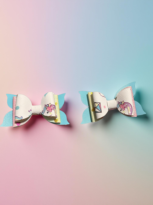 Unicorn Post Bite- Size Bows