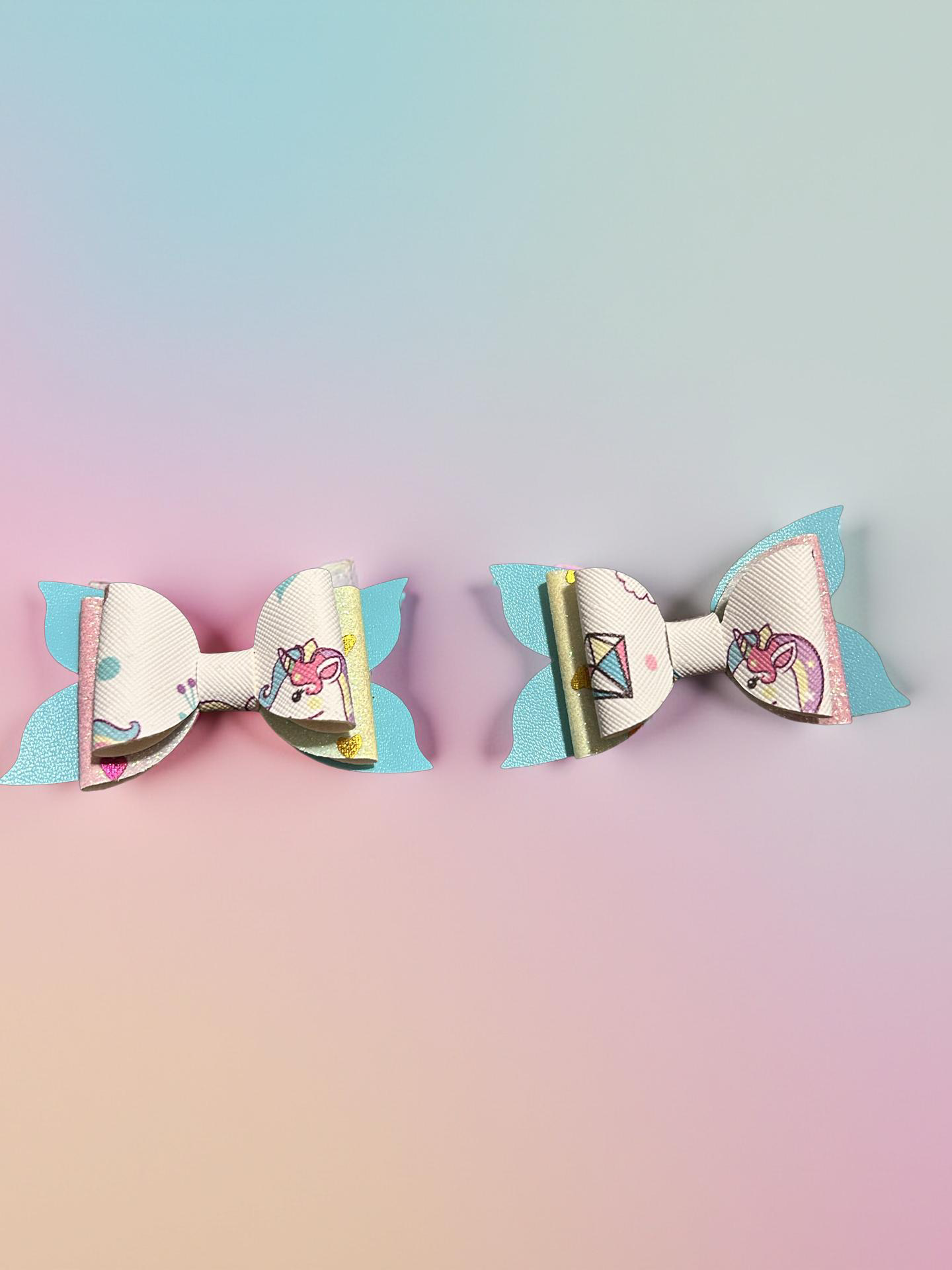 Unicorn Post Bite- Size Bows