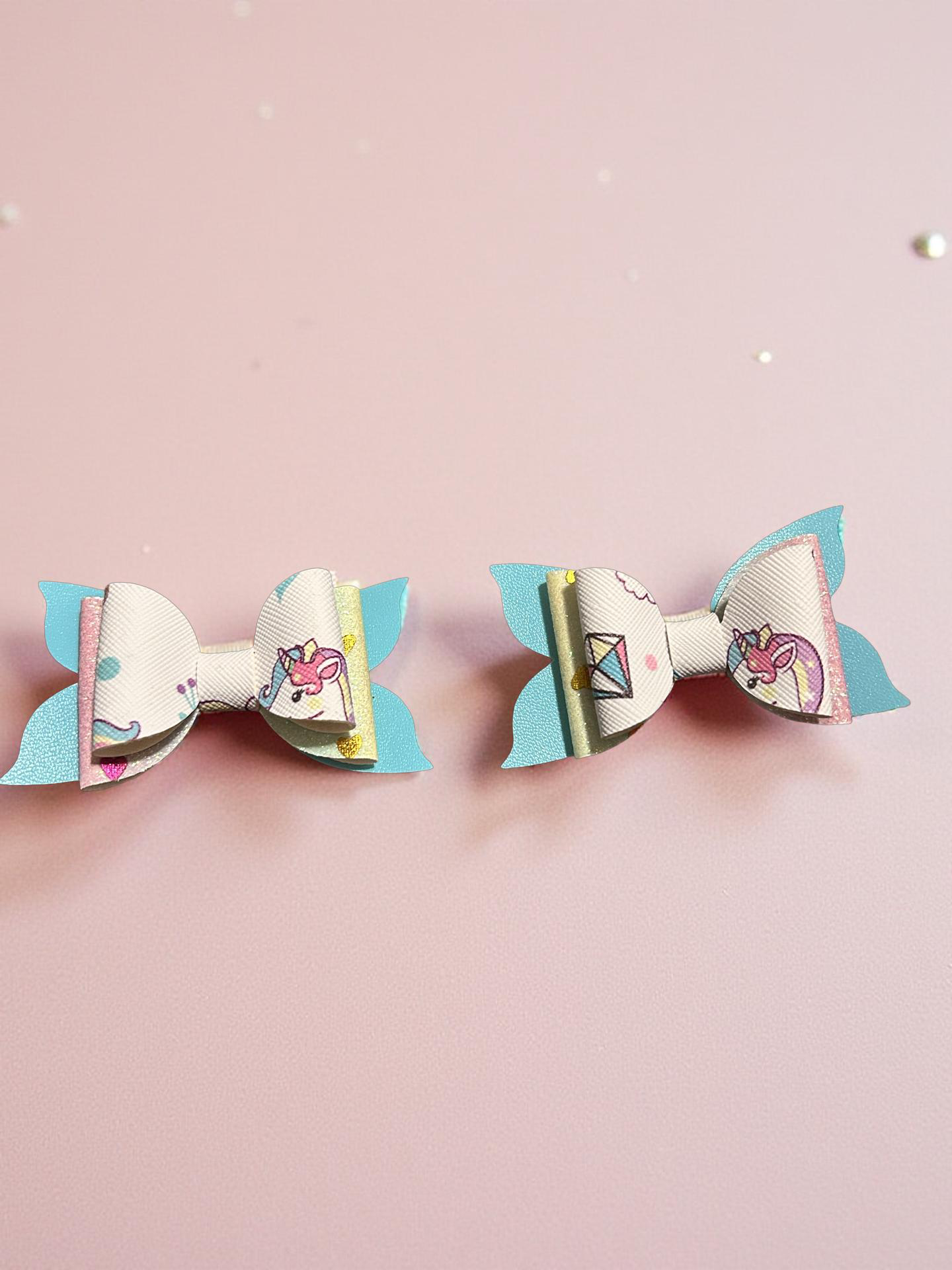 Unicorn Post Bite- Size Bows