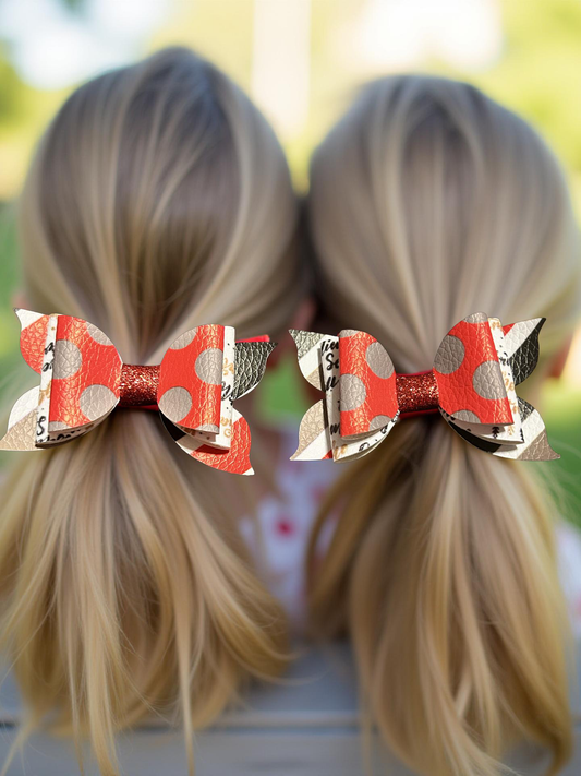 Cherry Pop Glam Bite- Size Bows