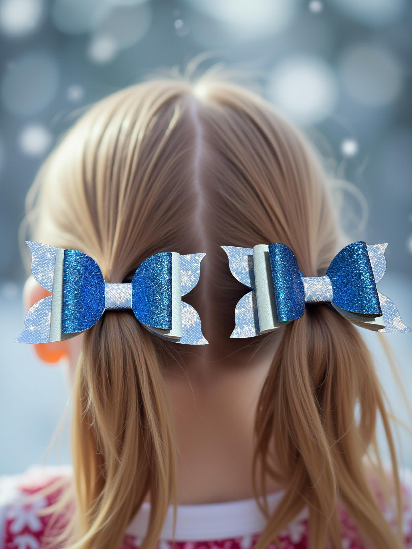 Glacier Gleam Bite Size Bows
