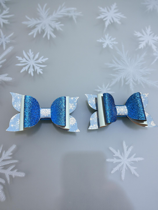 Glacier Gleam Bite Size Bows