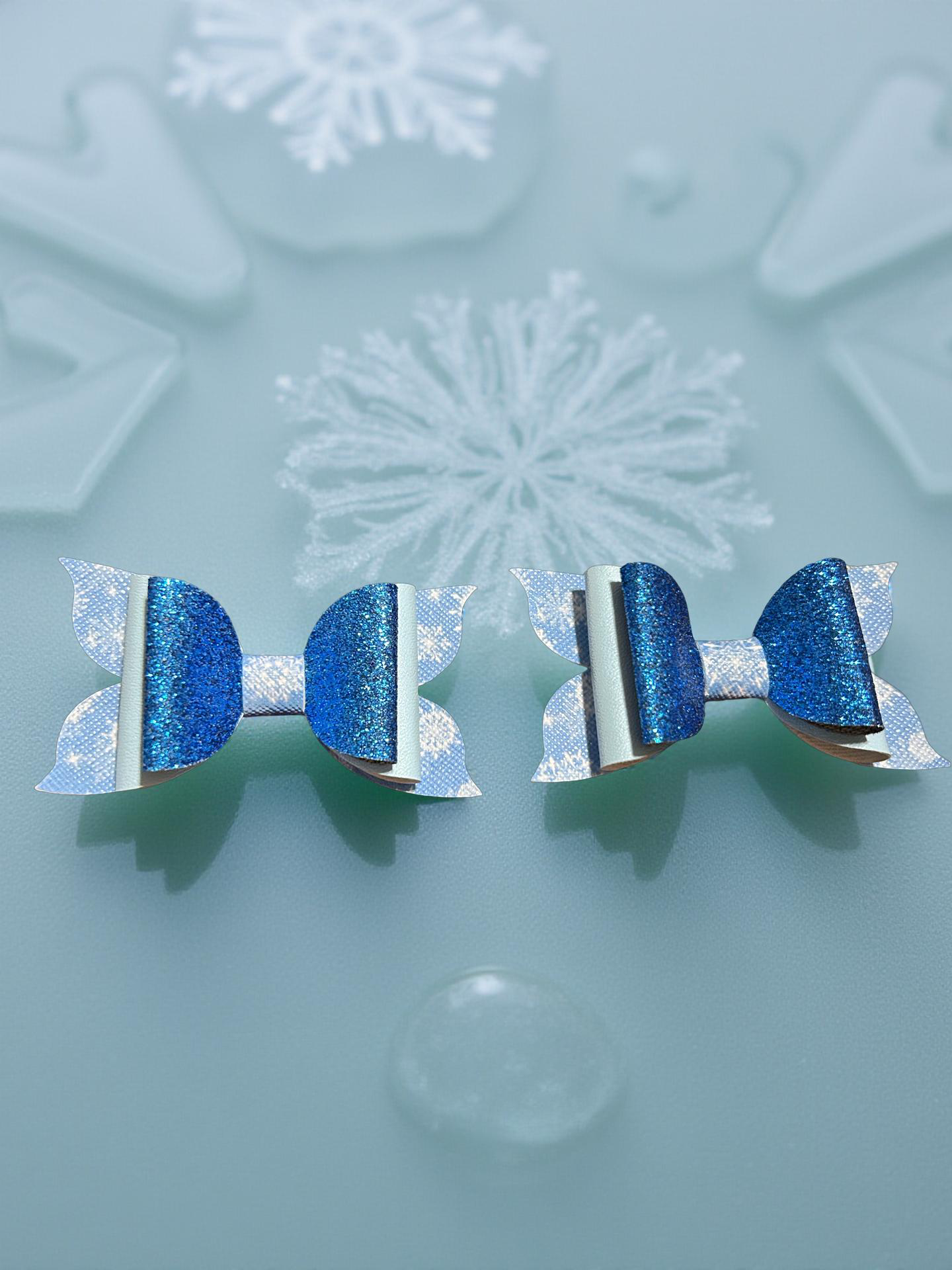 Glacier Gleam Bite Size Bows
