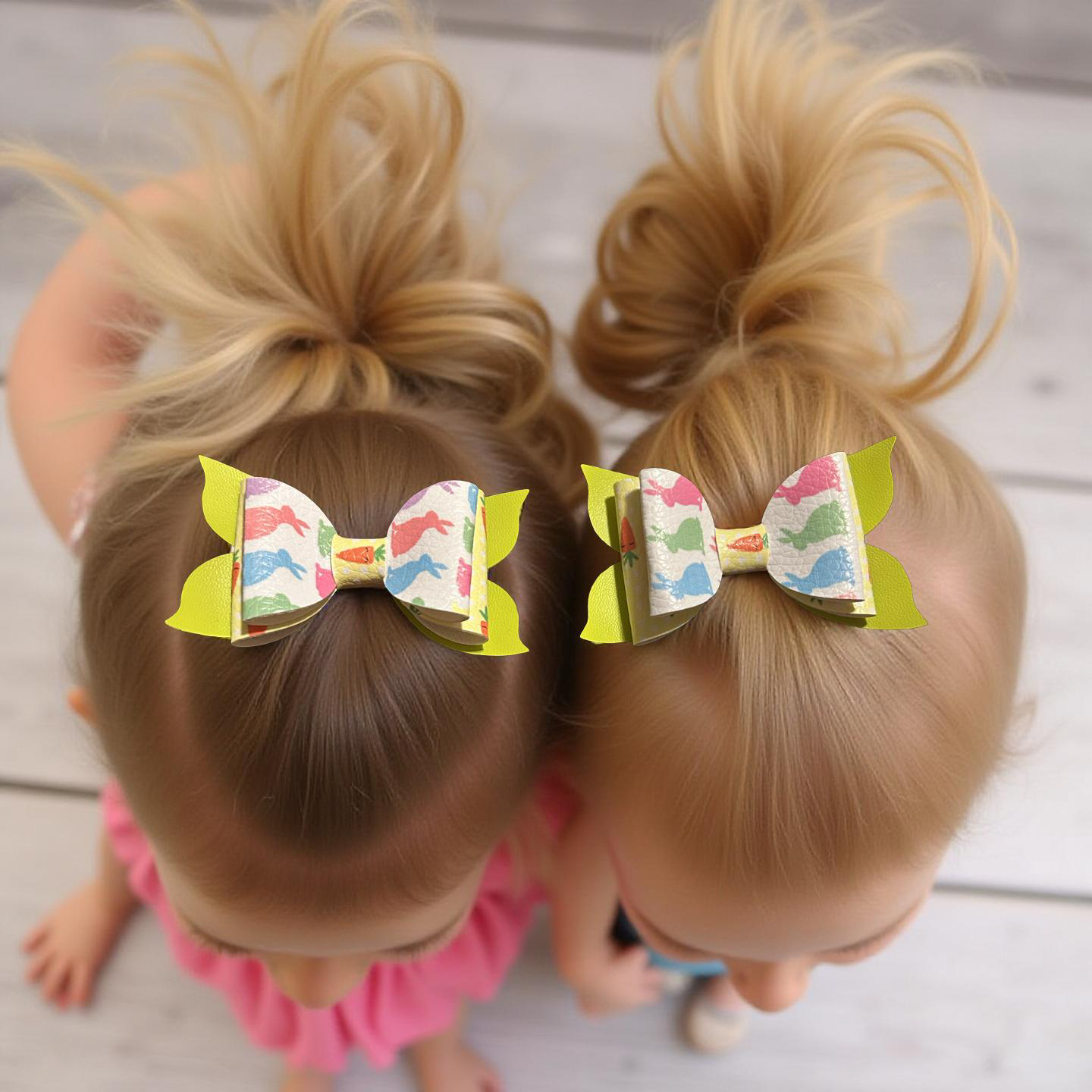 Sunny Bunny Bite- Size Bows